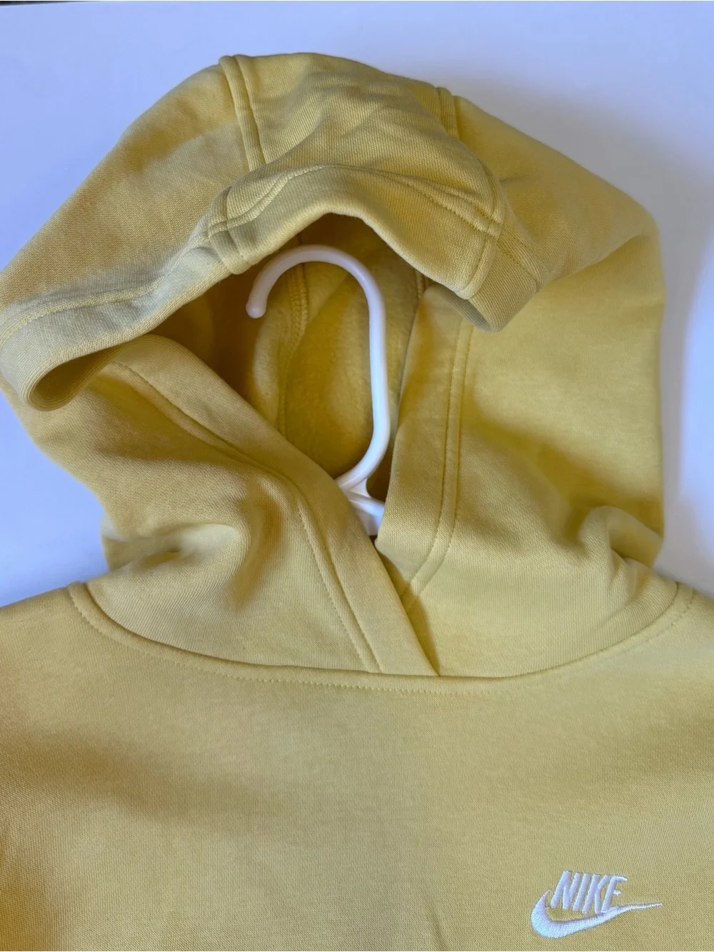 Nike Yellow Hoodie with White Swoosh Logo Youth Boys Size XL